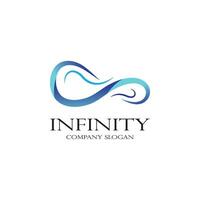 infinity logotyp mall vektor