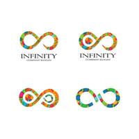 infinity logotyp mall vektor