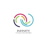 infinity logotyp mall vektor