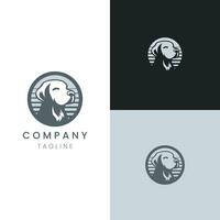 crafting varumärke bild hund logotyp skildrar unik personlighet vektor