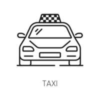 Transport zum Hotel Service, abstrakt Taxi Fahrzeug vektor