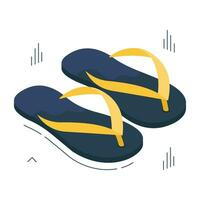 ein Symbol Design von Flip Flop vektor