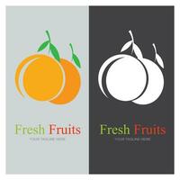 frisch Früchte Logo vektor
