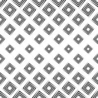 svartvit upprepa rektangulär spiral mönster design bakgrund vektor