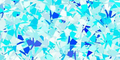 ljusblå vektor bakgrund med trianglar.