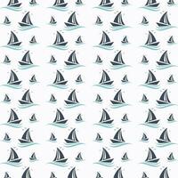 hav båt vektor design mönster illustration abstrakt bakgrund