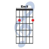 em9 Gitarre Akkord Symbol vektor