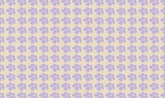 Blume Muster Hintergrund, süß Gekritzel Design vektor