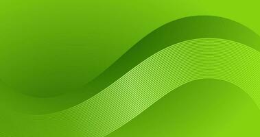 abstrakt elegant Grün bio Hintergrund mit glühend Linien vektor