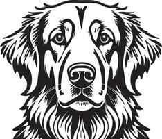 ai generiert golden Retriever Hund Illustration vektor