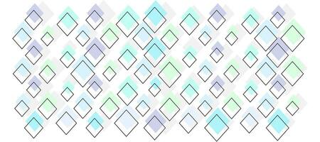 Pastell- bunt Quadrate mit Gliederung Muster Design Hintergrund vektor
