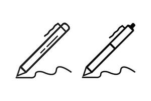 Stift, schreiben Symbol. Vektor Illustration