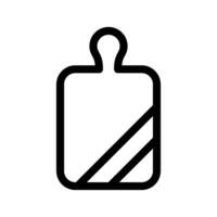 skärande styrelse ikon vektor symbol design illustration