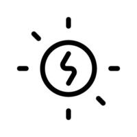 Solar- Energie Symbol Vektor Symbol Design Illustration