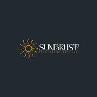 Sonne Brust Logo Vektor