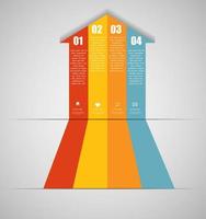 infografiska mallar för affärsvektorillustration. eps10 vektor