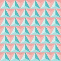 Muster dreieckig farbig Jahrgang. geometrisch Muster abstrakt, Design dreieckig Fliese, Dreieck Hintergrund retro, Hintergrund Stil Dekoration. Vektor Illustration