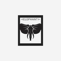 Elefant Logo Vektor Illustrator Designvorlage