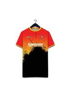 Vektor futuristisch abstrakt Hintergrund Muster zum Sport Jersey Design