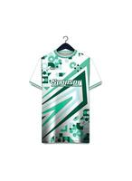 Vektor futuristisch abstrakt Hintergrund Muster zum Sport Jersey Design