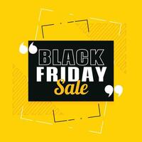 schwarz Freitag Verkauf modern Gelb Einkaufen Hintergrund vektor