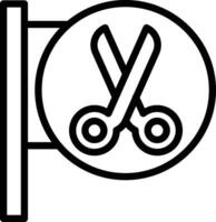 Salon Zeichen Vektor Symbol