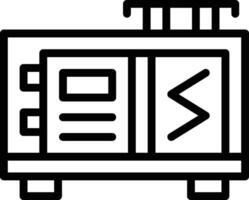 elektrisch Generator Vektor Symbol