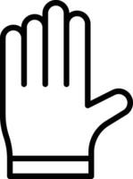 Elektriker Handschuhe Vektor Symbol