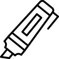 Textmarker-Vektorsymbol vektor