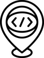 GPS-Vektor-Symbol vektor