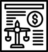 Budget schätzen Vektor Symbol