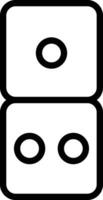 domino vektor ikon