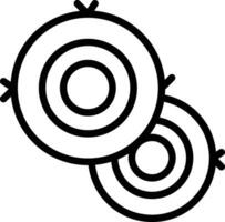 Heu Ballen Vektor Symbol