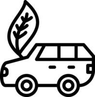 Öko Auto Vektor Symbol