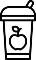 Apfel Saft Vektor Symbol