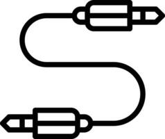 Audio- Kabel Vektor Symbol