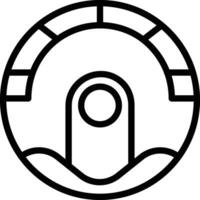 Roboter Vakuum Vektor Symbol