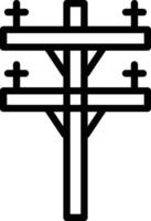 elektrisch Pole Vektor Symbol