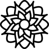krysantemum vektor ikon