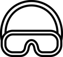 Schwimmen Brille Vektor Symbol