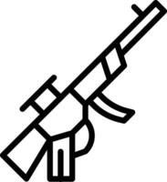 armén pistol vektor ikon