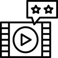 Film Rezension Vektor Symbol