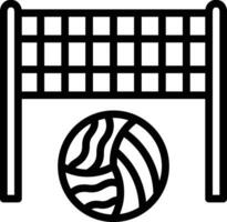 strand volleyboll vektor ikon