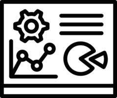 Analytik-Vektor-Symbol vektor