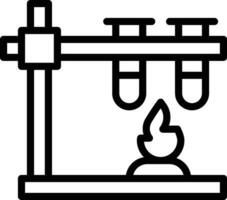 Verbrennung chemisch Vektor Symbol