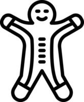 Lebkuchen-Vektor-Symbol vektor