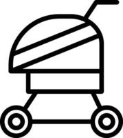 sittvagn vektor ikon
