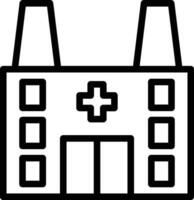 Medizin Fabrik Vektor Symbol