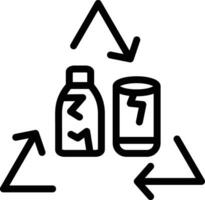 Glas recyceln Vektor Symbol