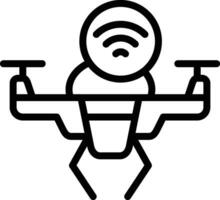 Clever Drohne Vektor Symbol